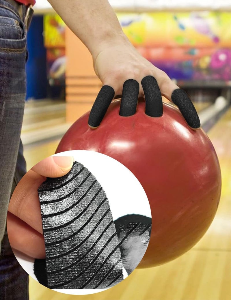 uvbws 120PCS Black Breathable Bowling Thumb Strap, Bowling Finger Tape, Bowling Accessories for Men/Women（1x3inch ） - Image 3